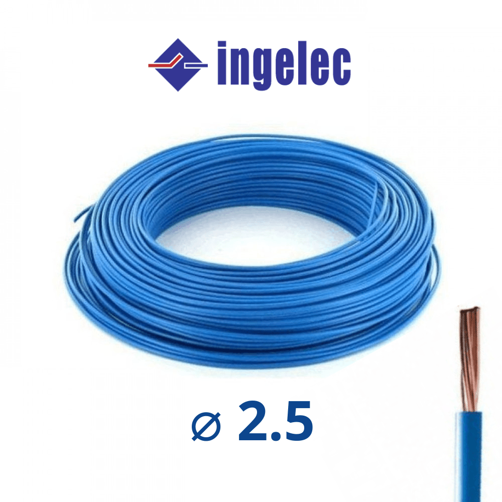 Cable U500V 2.5 Rigide Ingelec 100 Mètres/Rouleau