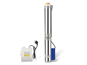 JCC 1 HP AC Borehole Pump